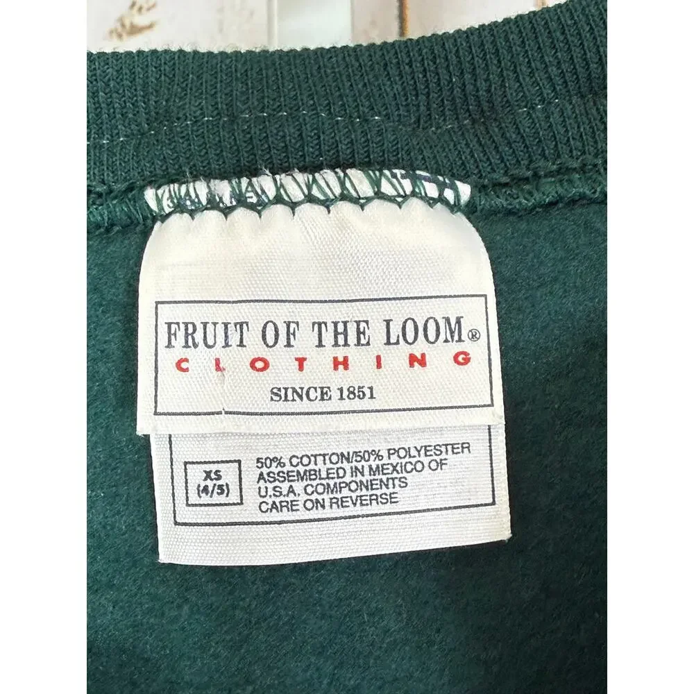 Fruit of the Loom, Vintage Kids Sweatshirt. Size XS(4/5). Excellent condition!